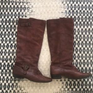 Dolce Vita brown soft leather knee-high boots